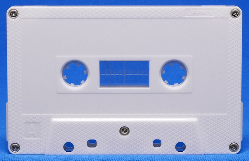 カセットテープ本体　白